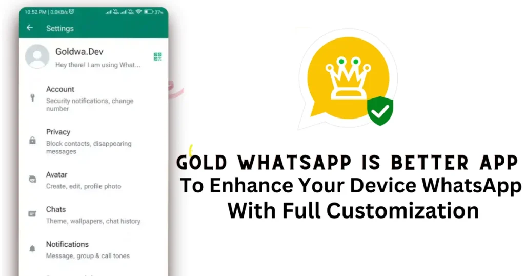 Features of WhatsApp Gold